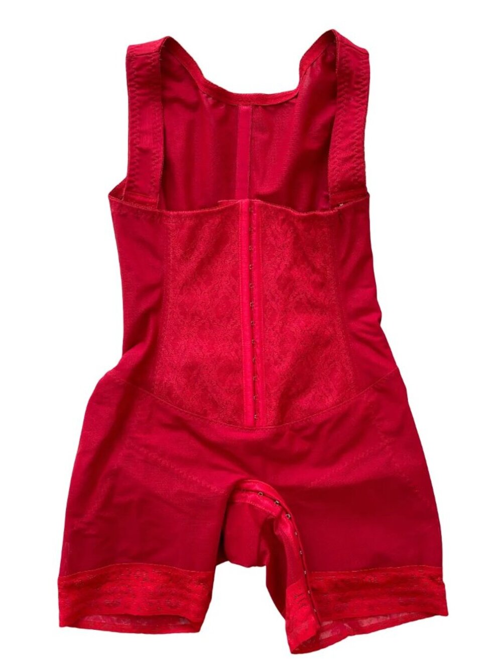 NEW ARDYSS Body Magic Body Shaper Corset Girdle Bodysuit in Red SZ 40